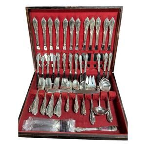 International Rhapsody Sterling Silver 94 Piece Silverware Set
